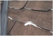 屋根材の補強