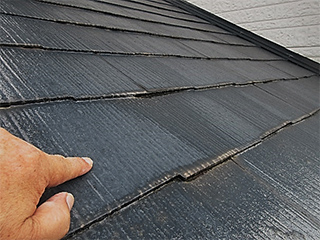 屋根塗膜の劣化